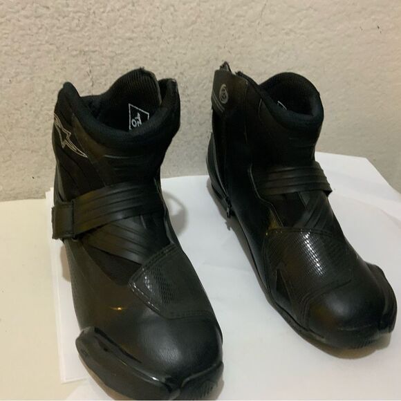 Alpinestars Men's SMX-1 R Vented Street Motorcycle Boot, Black,  sz. 11.5/ 46 - Picture 3 of 10